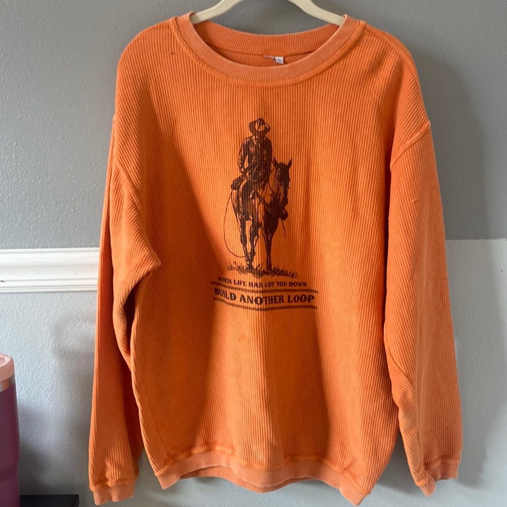 Western oversized sweatshirt #288